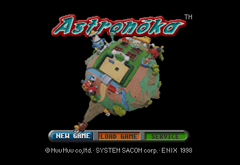 Astronoka (Demo) Title Screen